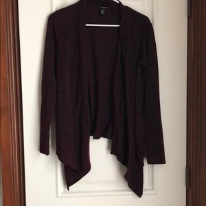 Maroon tapered sweater